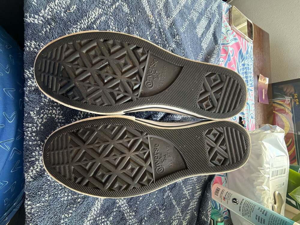 Converse Chuck Taylor All Star High Top Asphalt NYC Textured Leather Sneakers - Picture 8 of 8